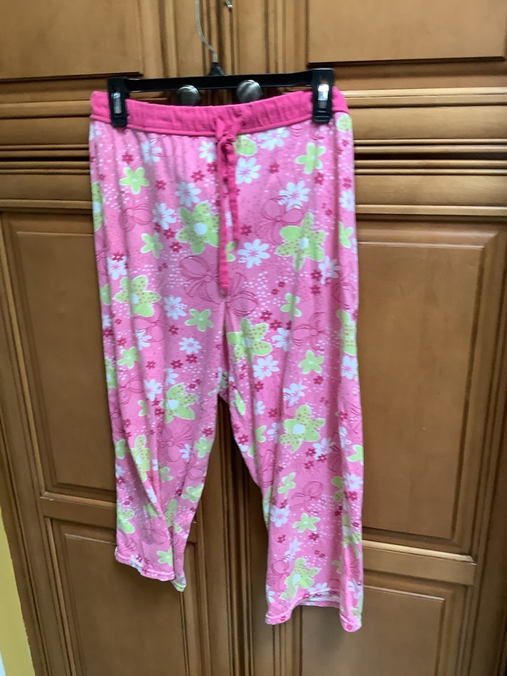 LADIES PINK FLORAL PAJAMA PANTS ÇOZY SLEEPWEAR